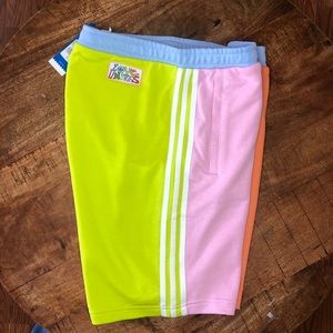 Adidas Shorts Love Unites Blocked Multicolor H43975 Size Large